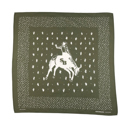 Olive Desert Rider Bandana